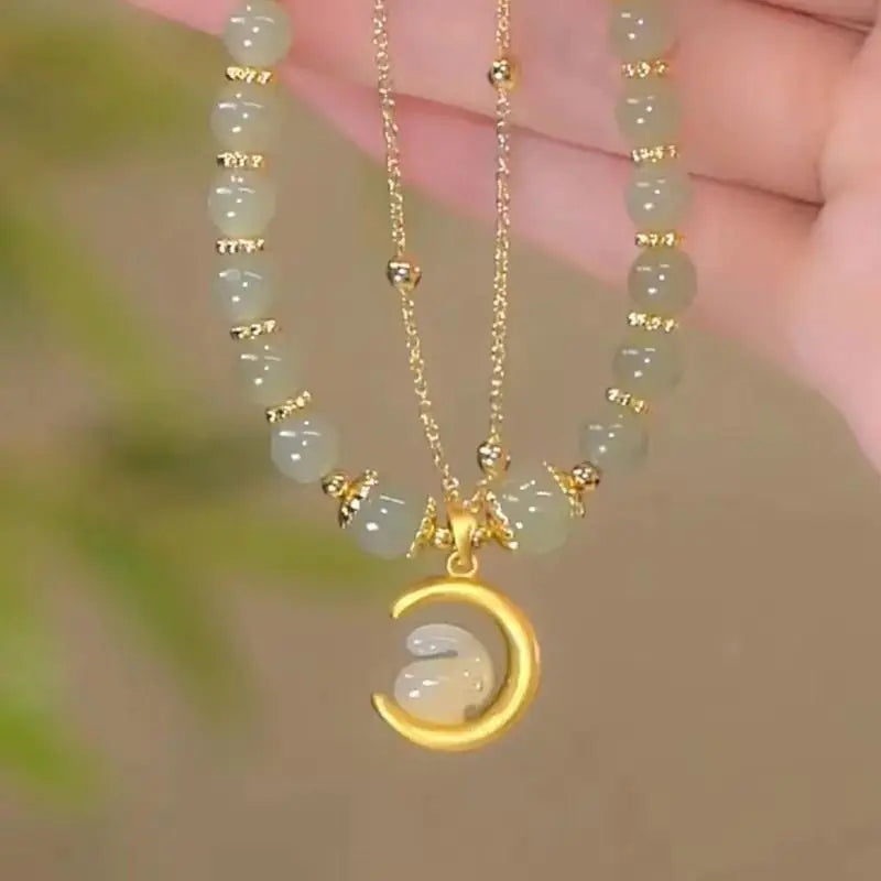 Chinese Style Jade Rabbit Bracelet