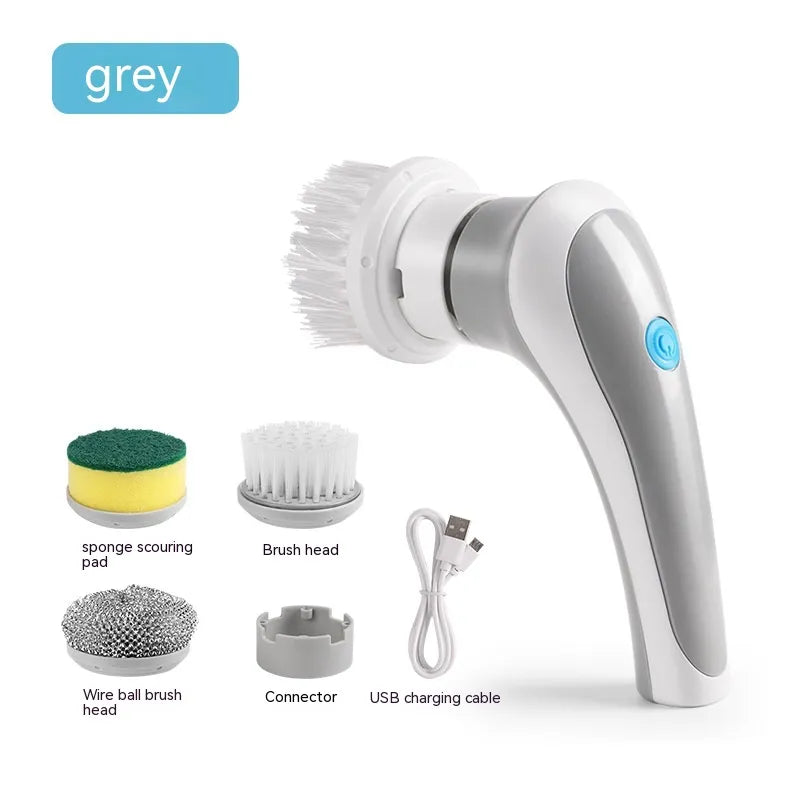 Electric 4-in-1 Spinning Handheld Cleaning Brush