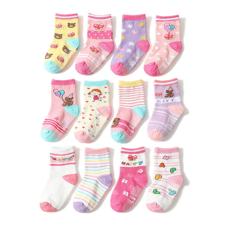 Non-slip Cartoon Children's Indoor Floor Socks