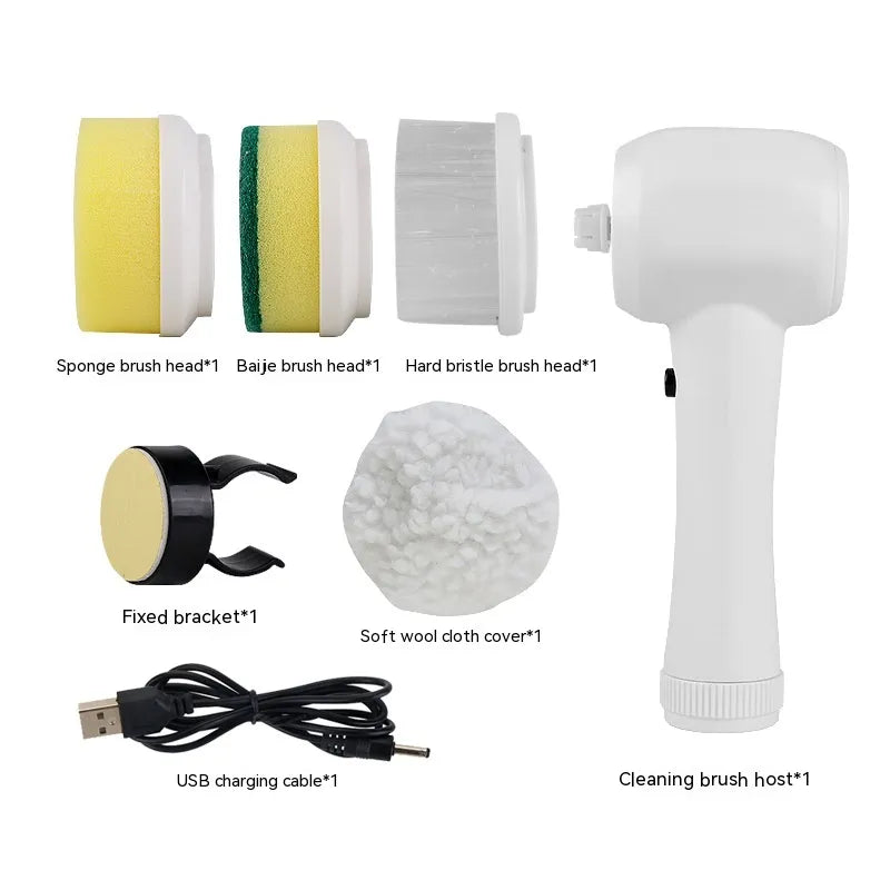 Electric 4-in-1 Spinning Handheld Cleaning Brush