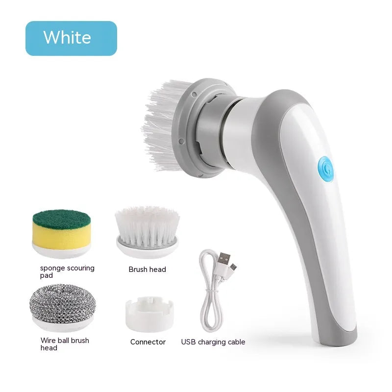 Electric 4-in-1 Spinning Handheld Cleaning Brush