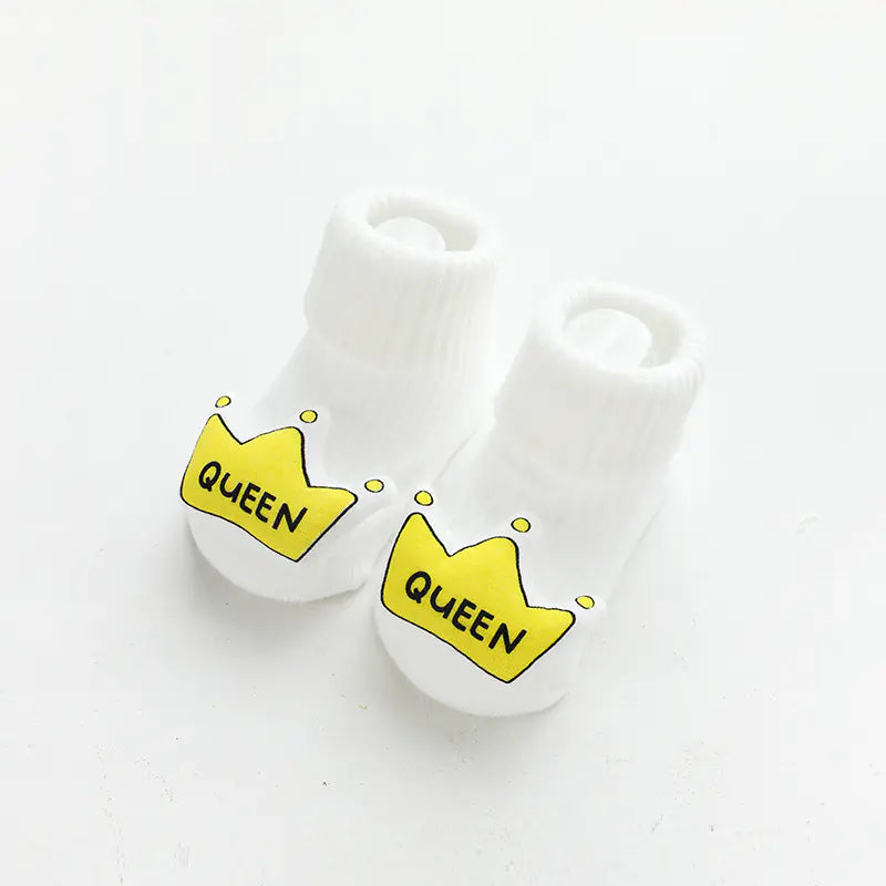 3D Cartoon Baby Socks with Non-Slip Design