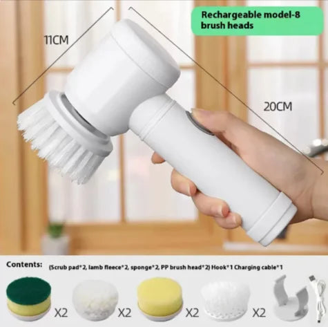 Multi-Function Handheld Electric Cleaning Brush | Powerful Home Cleaning Tool